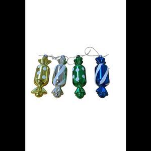 Kringle Express 4-pack 4.5" Candy Shatterproof Ornaments Multi